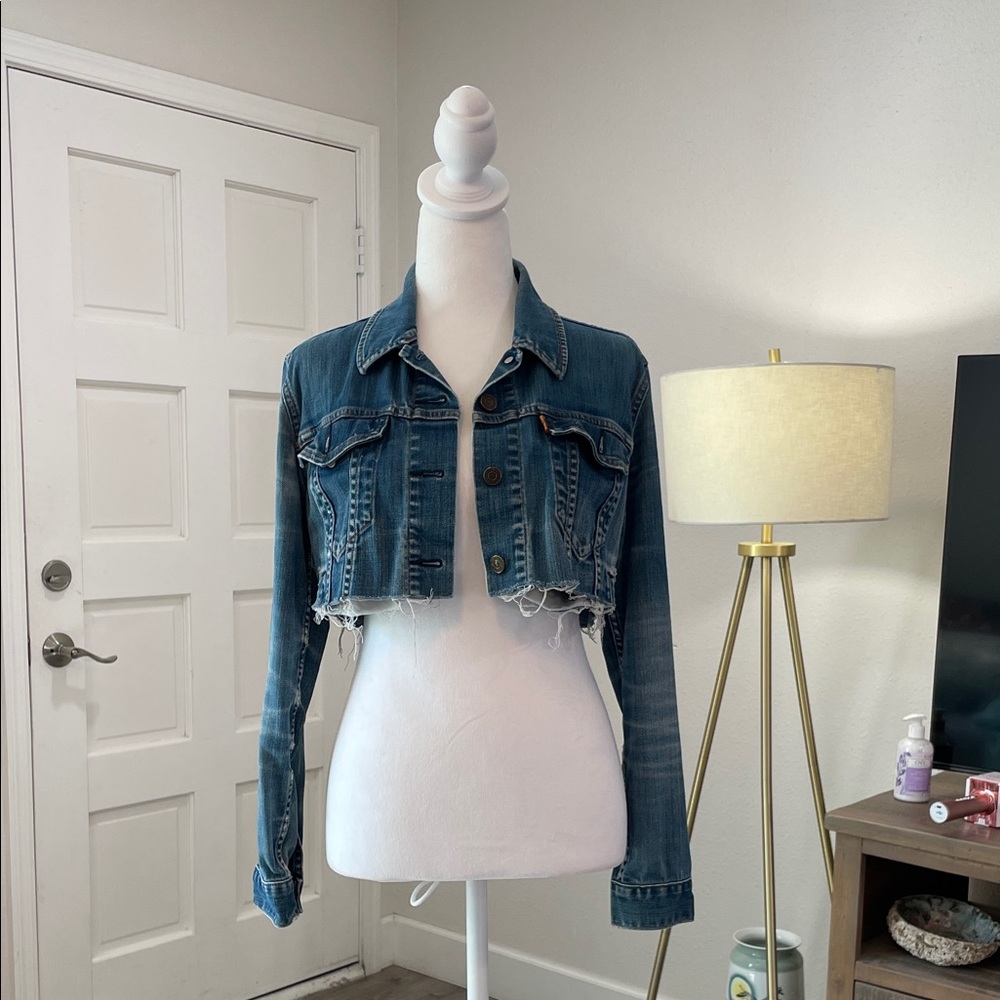 Levi's Distressed Blue Denim Jacket